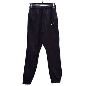 Nike Fleece Lined Black Sweatpants Size Small